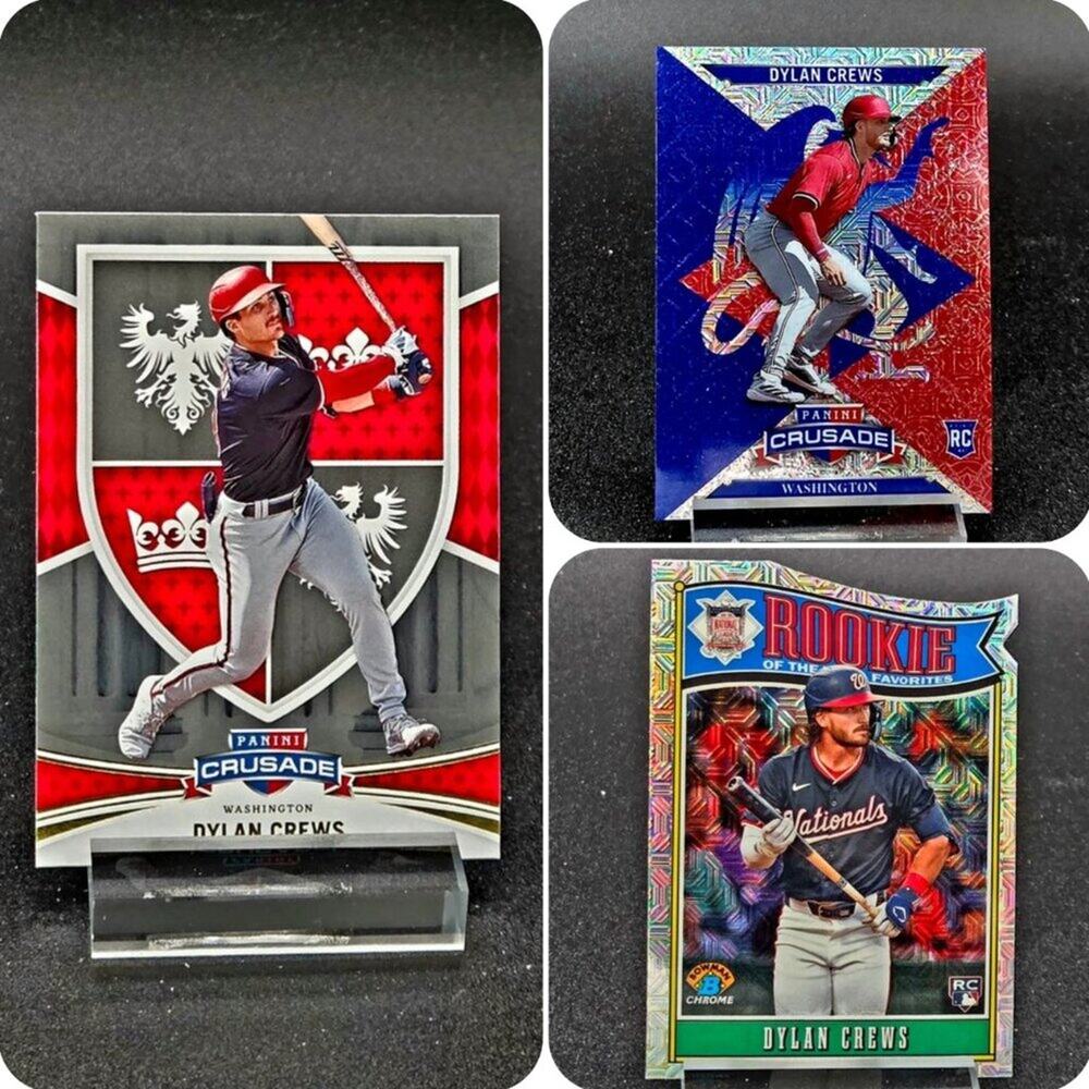Dylan Crews Bowman Chrome Crusade Mojo RC's Washington Nationals Top Prospect